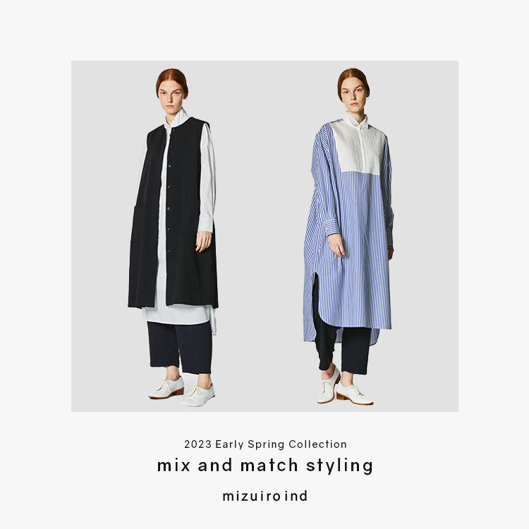 2023 Early Spring Collection Styling |  mizuiro ind
