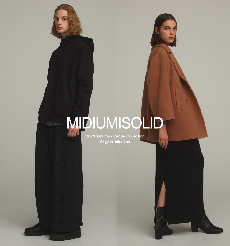 MIDIUMISOLID 2023 Autumn & Winter collection