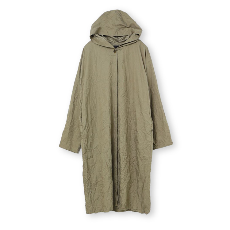 2023 Autumn & Winter Outer Stylings Vol.3 “Washer Pleats Hooded Wide Coat”