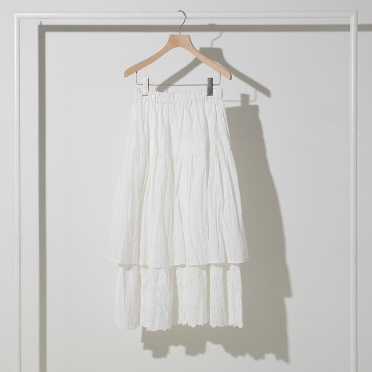 MARMARMAR 2024 Spring & Summer Collection | tiered lace skirt
