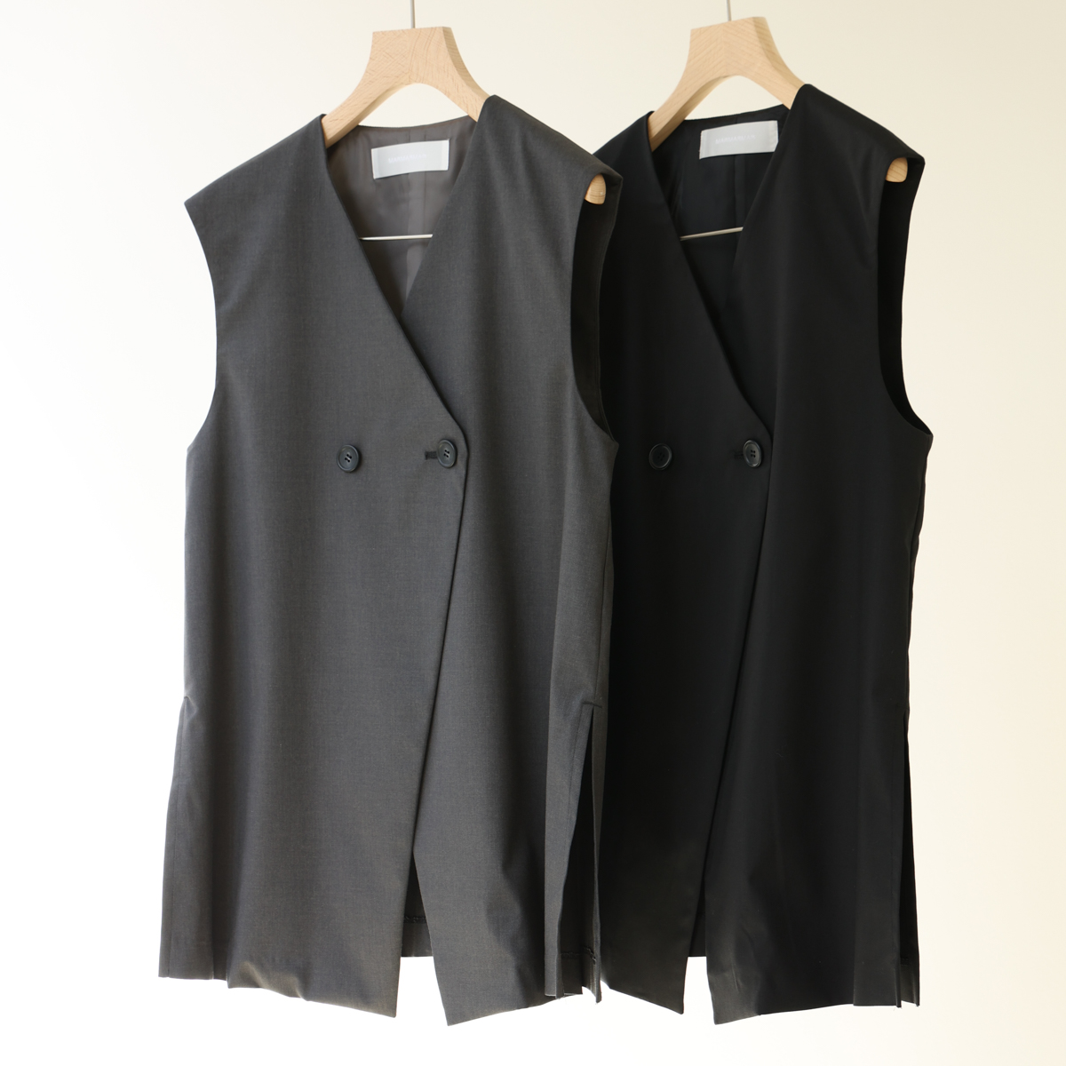 no collar vest | 2024 Autumn Collection MARMARMAR