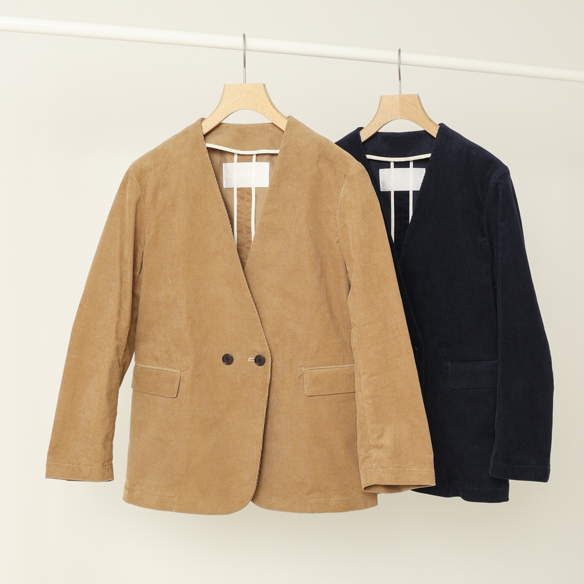 No collar Corduroy JK | 2024 Autumn & Winter Collection MARMARMAR