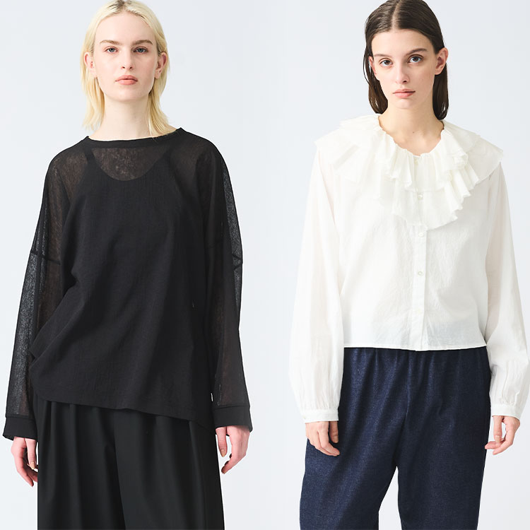 LONG SLEEVE TOPS | mizuiro ind 2025 Spring & Summer Collection