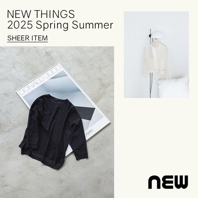 MARcourt NEW THINGS : SHEER ITEM 2025 Spring & Summer