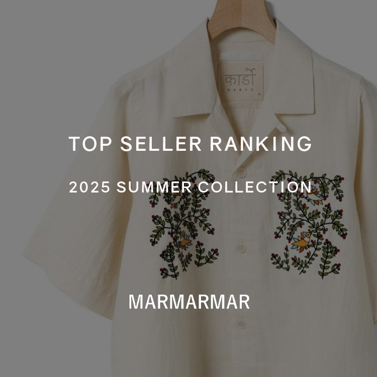 TOP SELLER RANKING 2025 SUMMER COLLECTION | MARMARMAR
