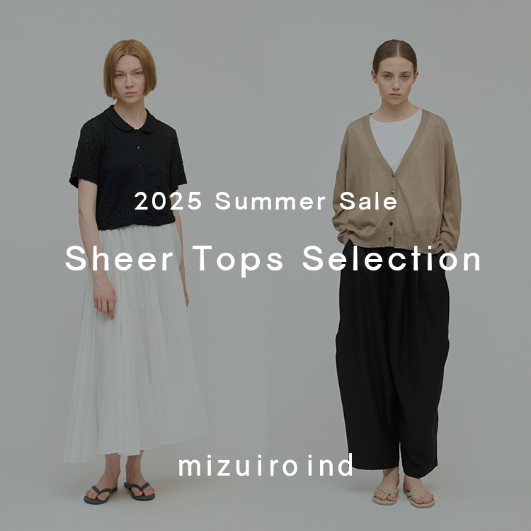 Summer Sale Sheer Tops Selection | mizuiro ind｜MARcourt
