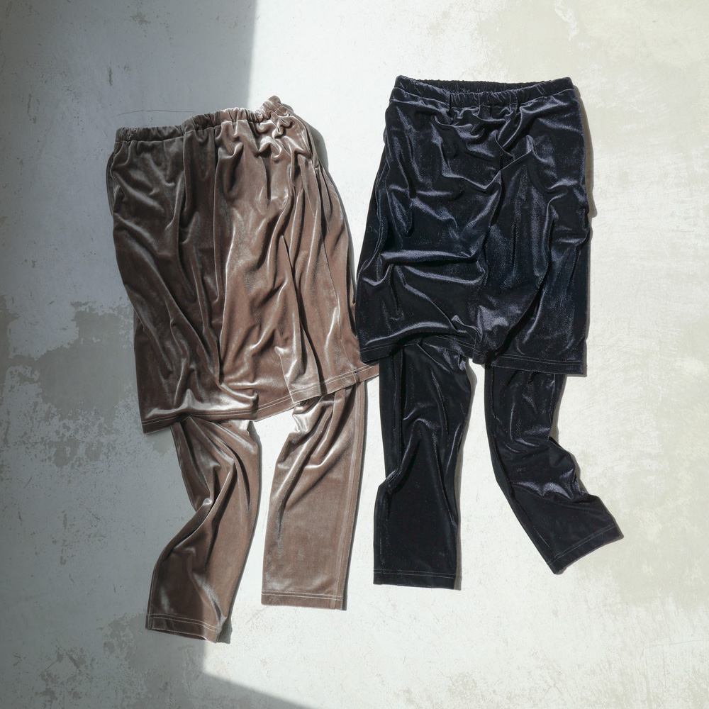 Velour layered bottoms | 2025 Autumn & Winter MARMARMAR