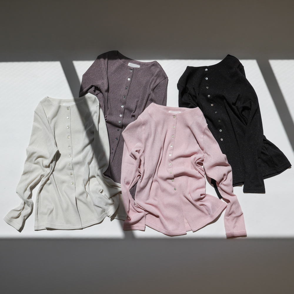 crew neck long cardigan | MIDIUMISOLID 2026 Spring&Summer