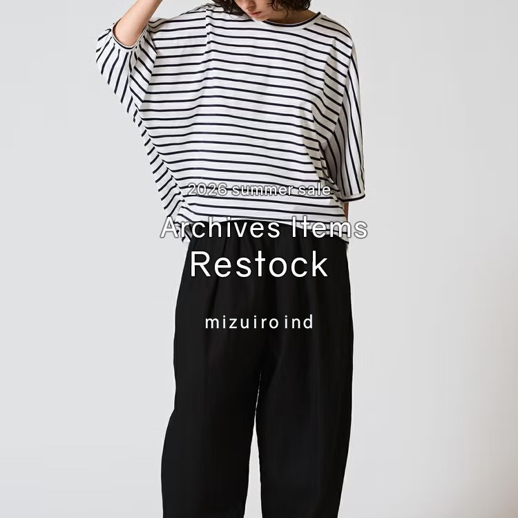 Archives Items Restock Sale | mizuiro ind