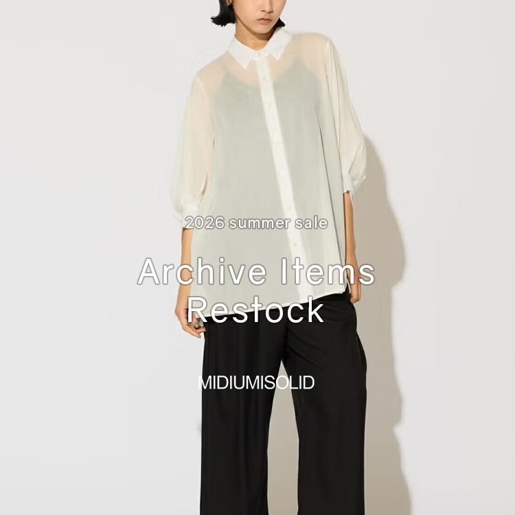 Archive Items Restock Sale | MIDIUMISOLID
