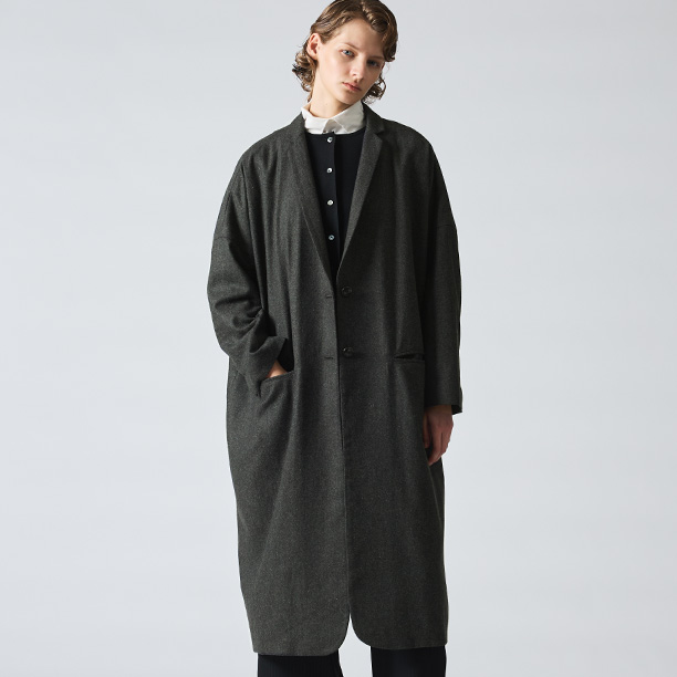 wide tailored coat
