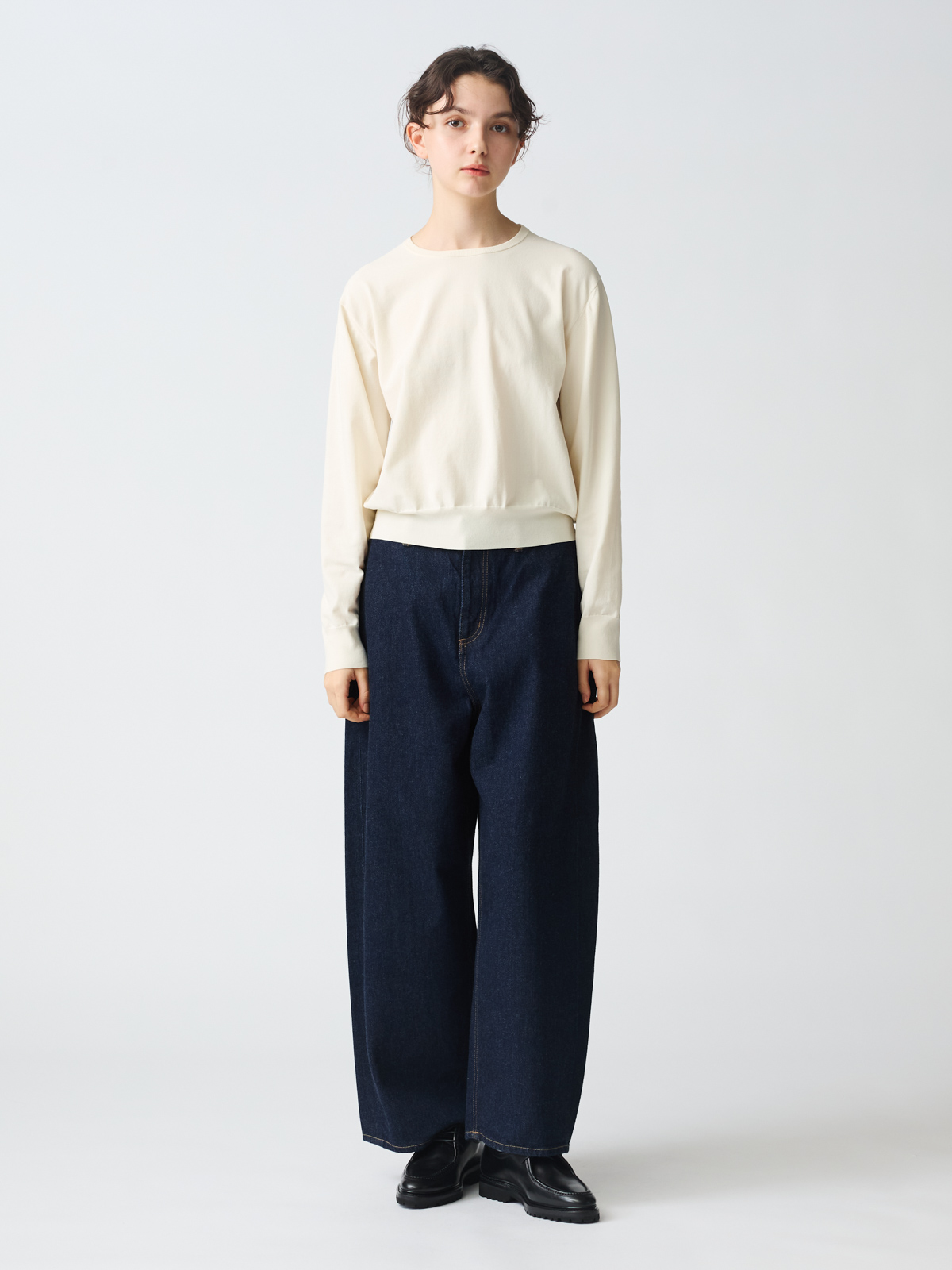 mizuiro ind ハイウエストデニムパンツ