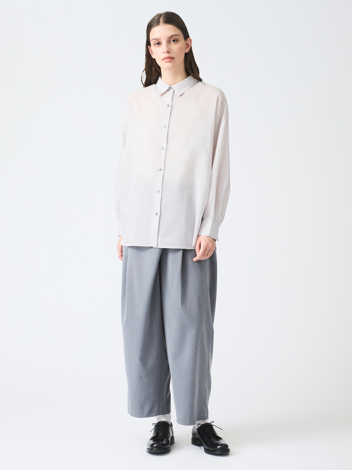 mizuiro ind ラップライクワイドパンツ