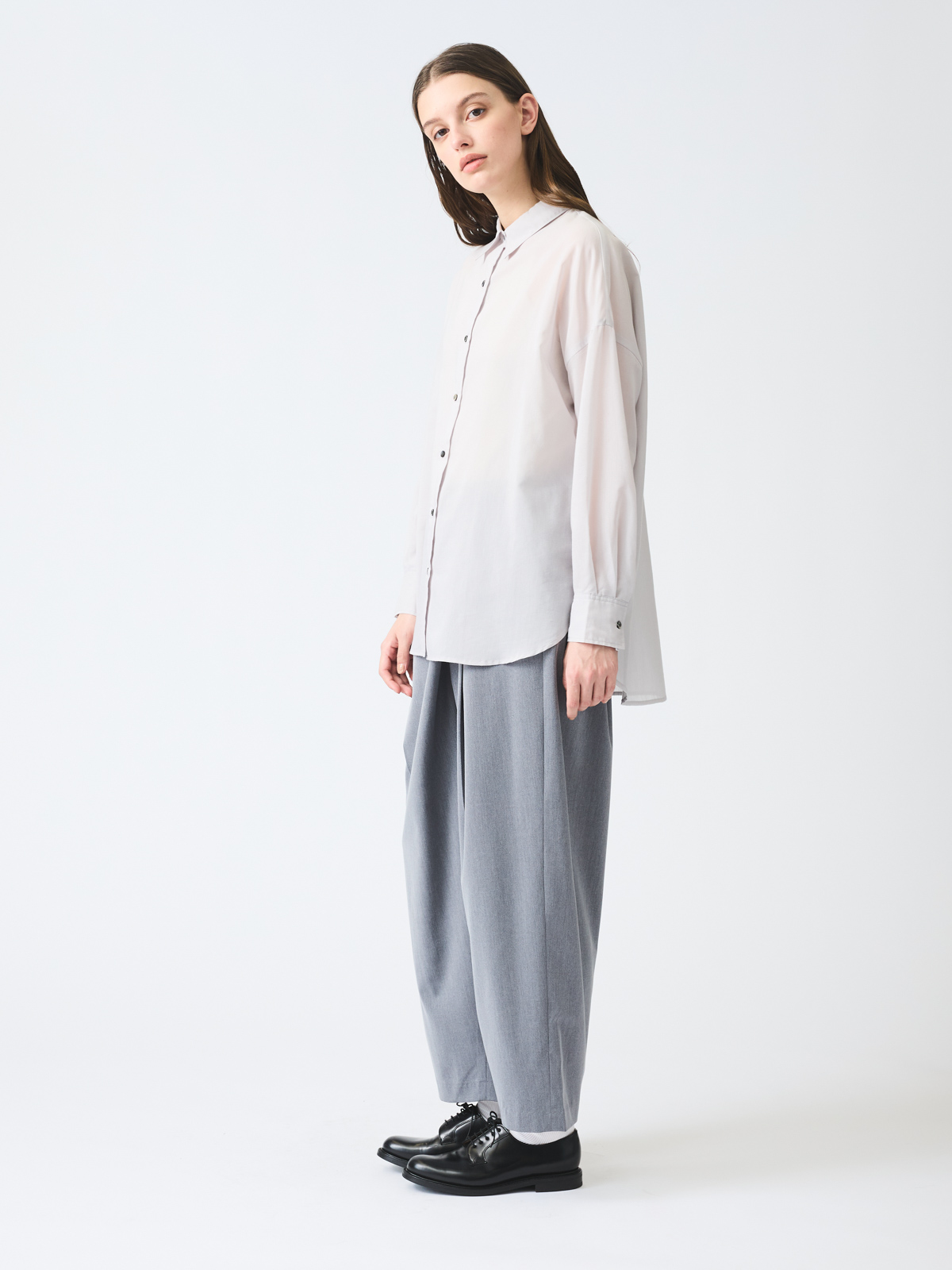 mizuiro ind ラップライクワイドパンツ