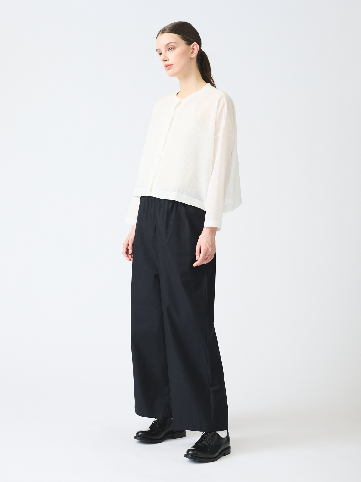 mizuiro ind モールスキンワイドパンツ