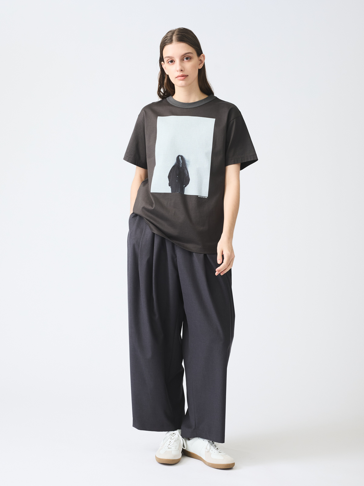 mizuiro ind ワイドタックパンツ