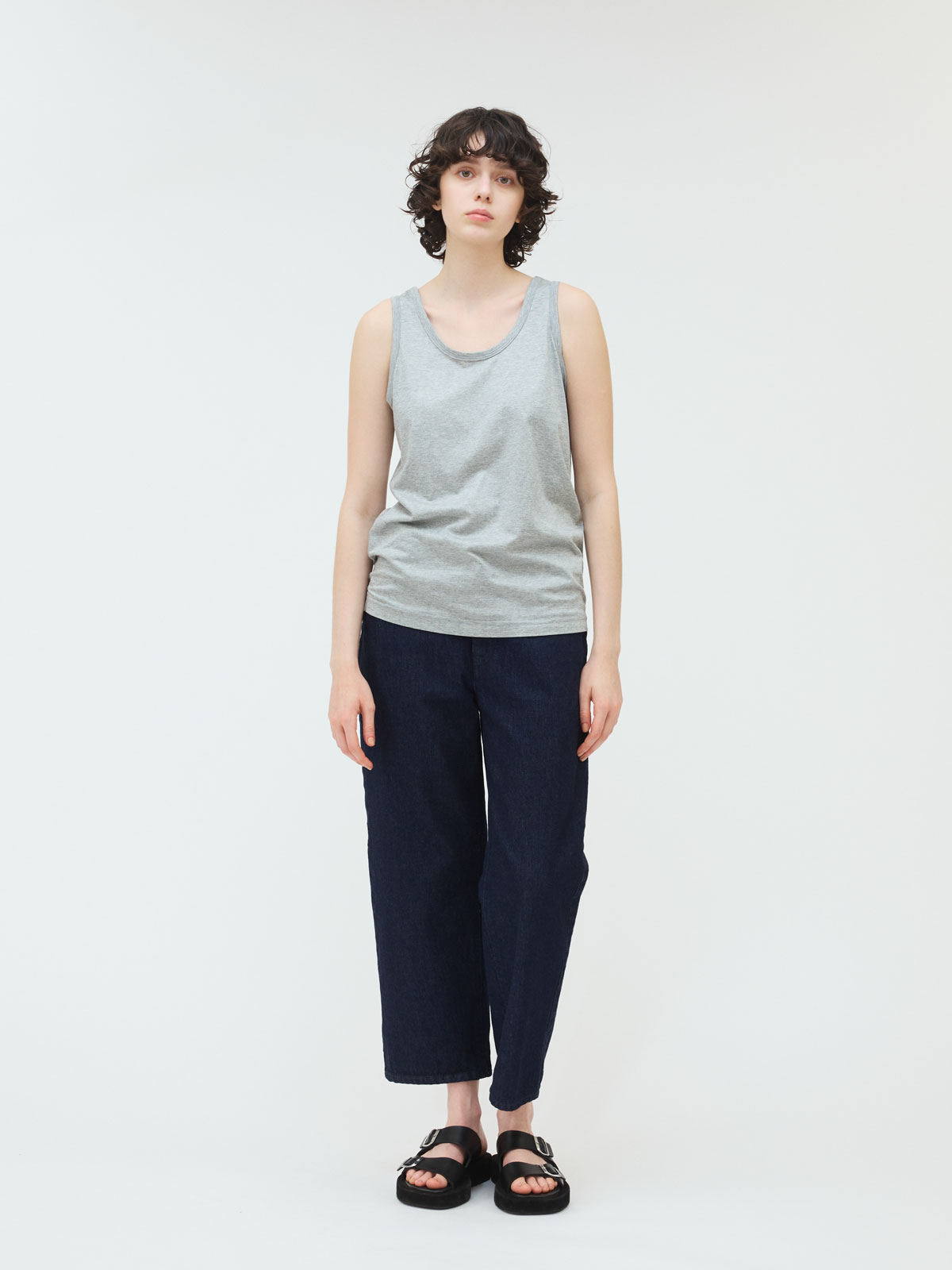 mizuiro ind センタープレスパンツ