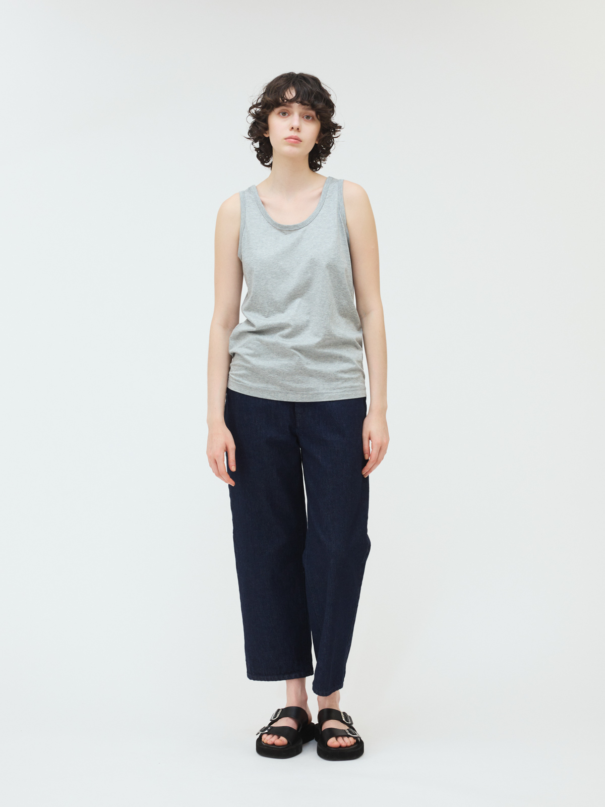 mizuiro ind ストレートデニムパンツ