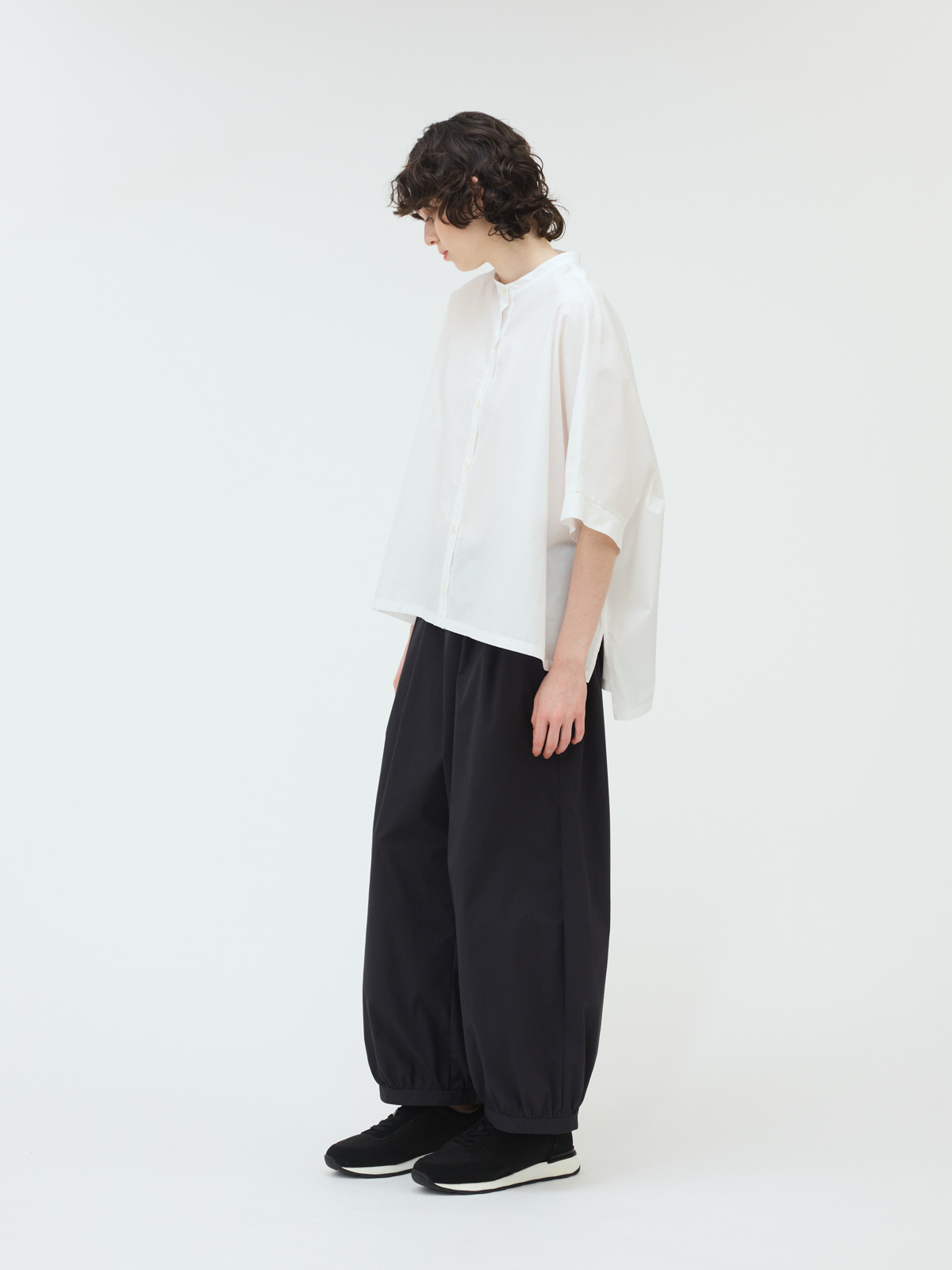mizuiro ind コクーンギャザーパンツ