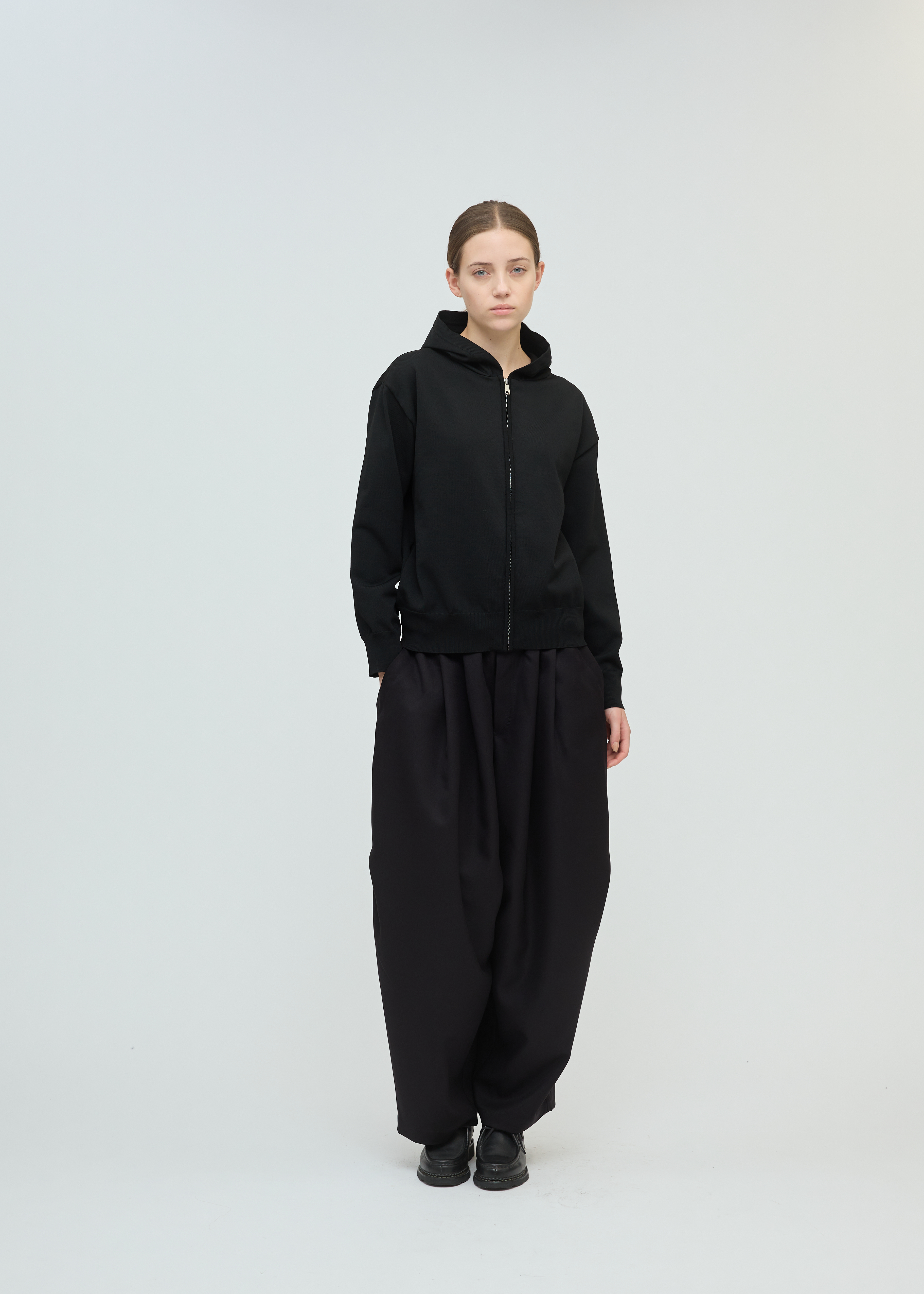 mizuiro ind ワイドタックパンツ