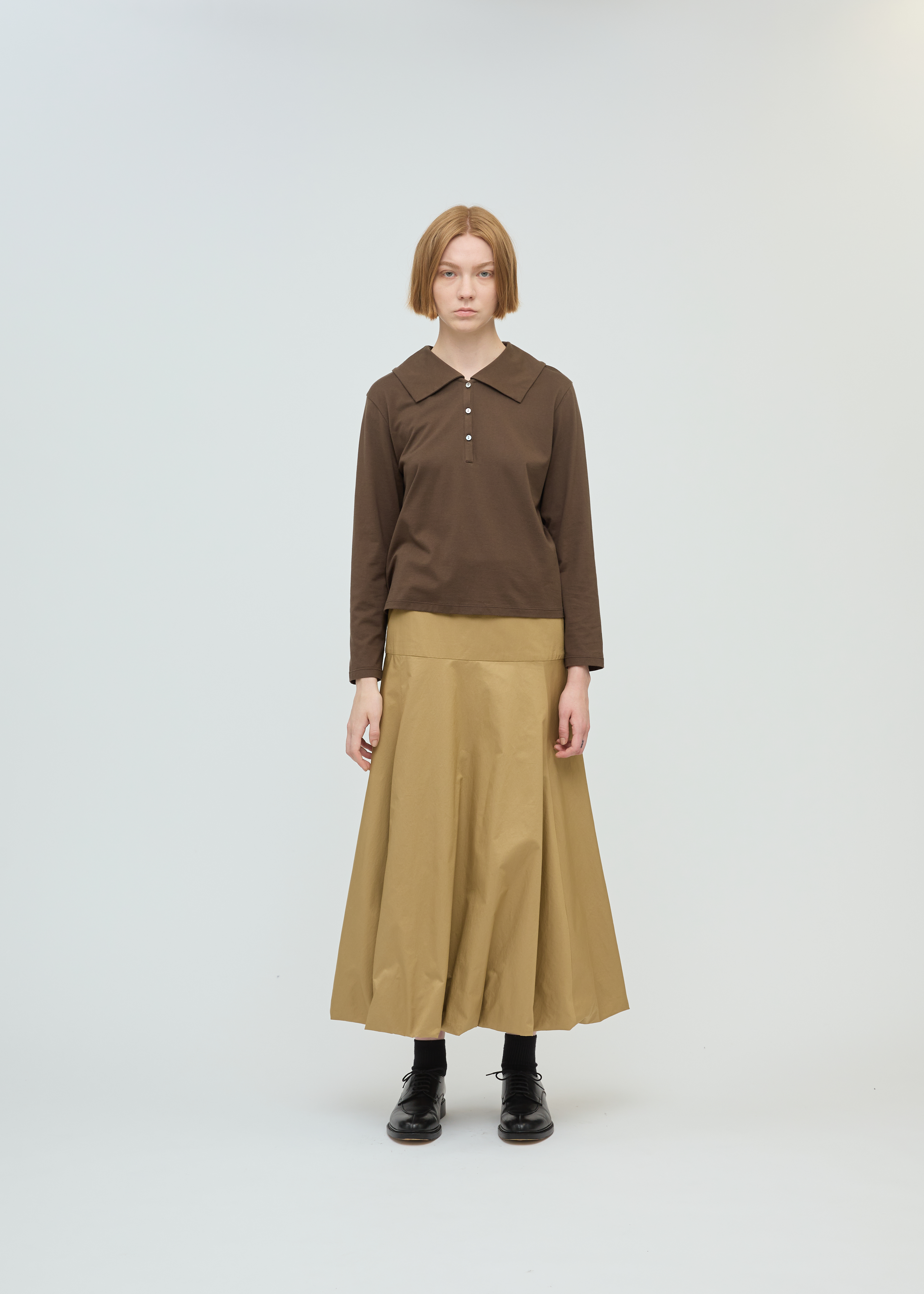 mizuiro ind ロングフレアバルーンスカート