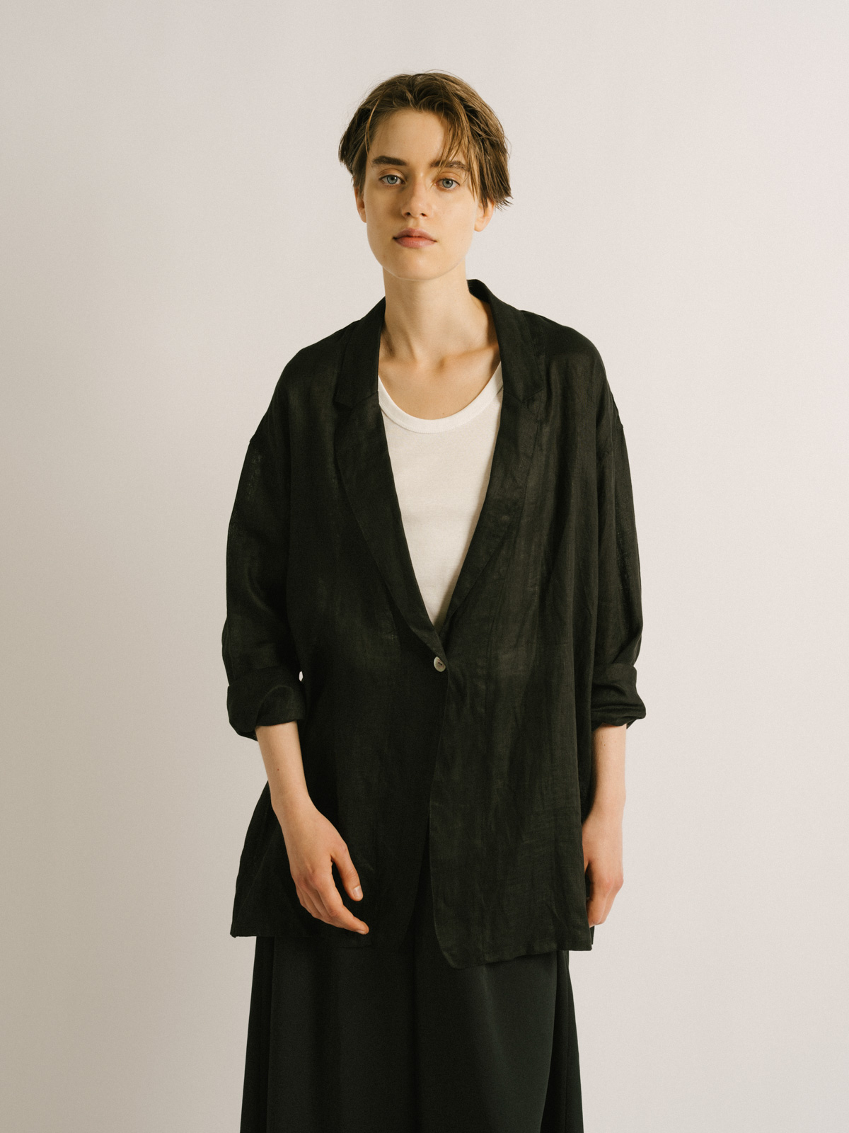 mizuiro ind ミズイロインド 2026夏 シャツ LINEN SHIRT JACKET コーディネート