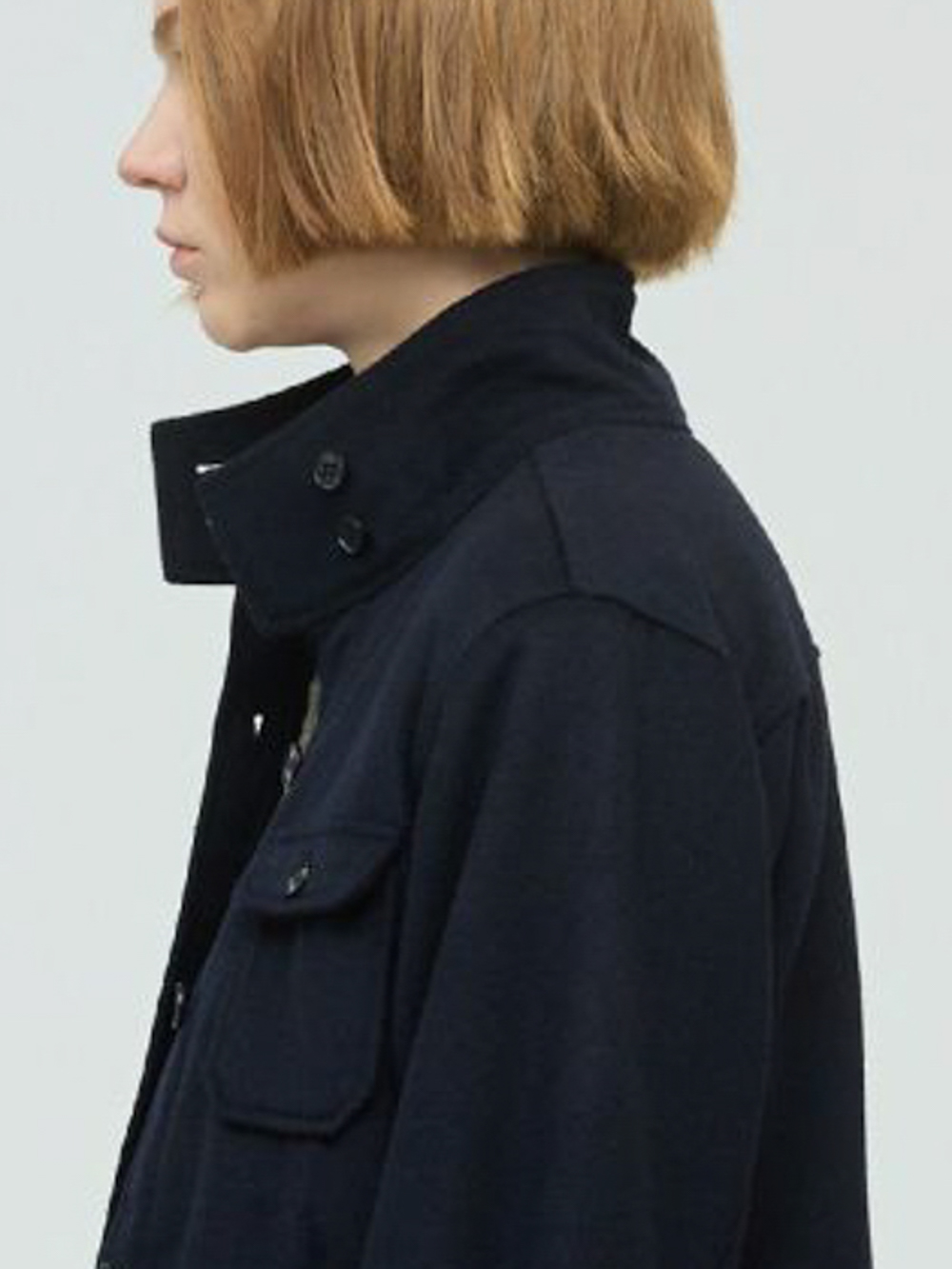 ボアカラーシャツブルゾン