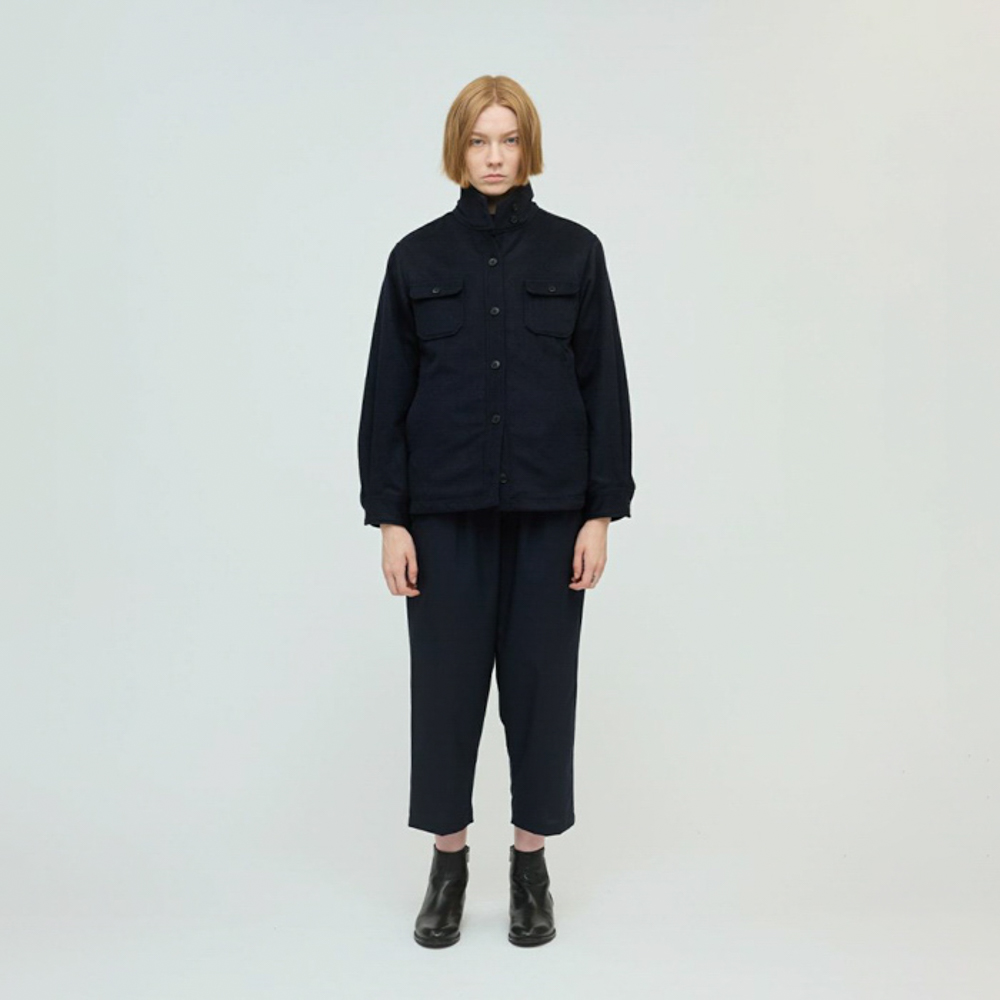 ボアカラーシャツブルゾン