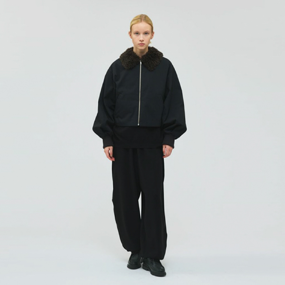 ボアカラーシャツブルゾン