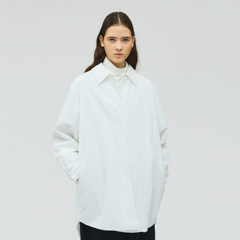 wide padding shirt JK