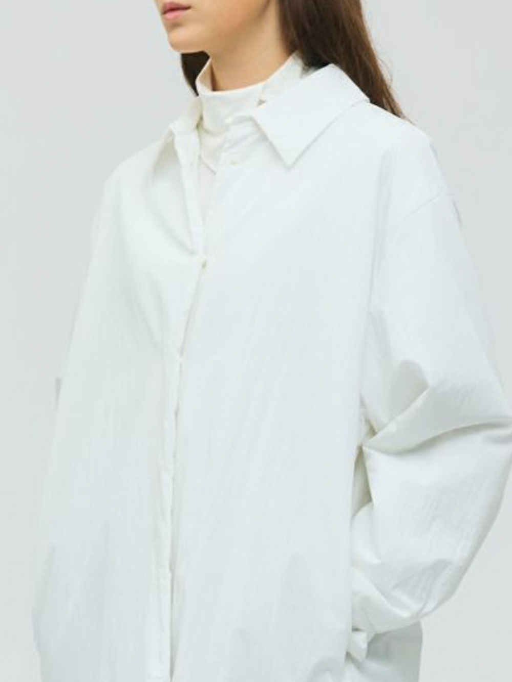 ワイドパディングシャツジャケット