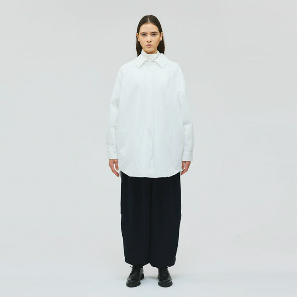 ワイドパディングシャツジャケット