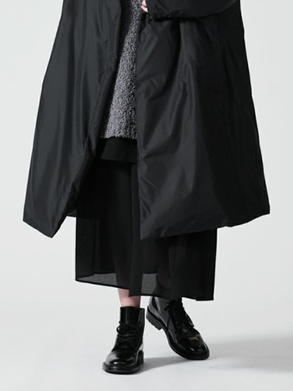 ウールブレンドフードコート