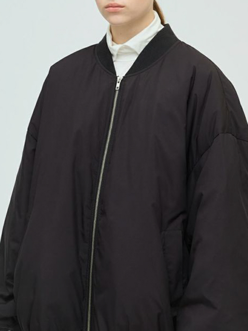 ワイドジップダウンブルゾン
