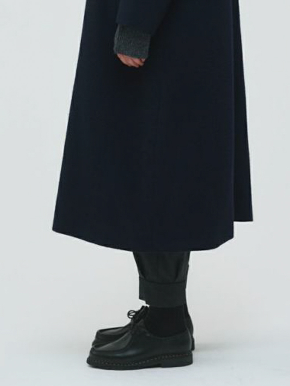 ウールブレンドバルマカーンコート