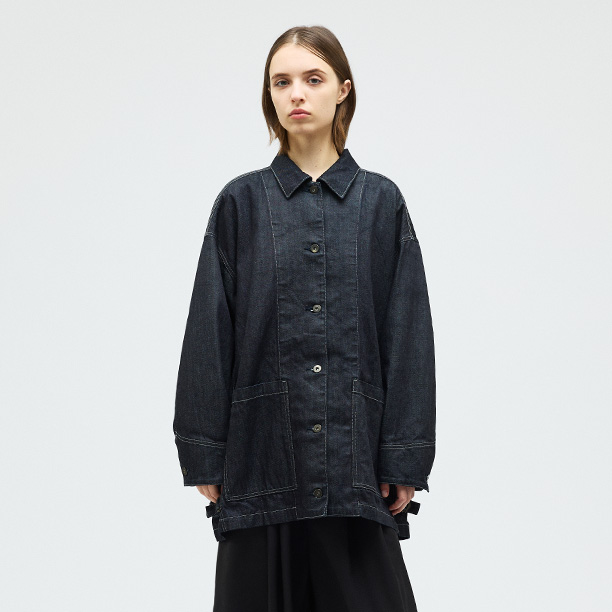 wide denim cover all