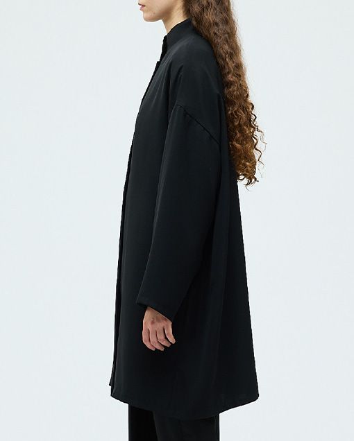 スタンドカラーワイドジャケット