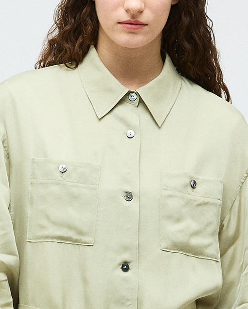 キュプラフィールドシャツジャケット